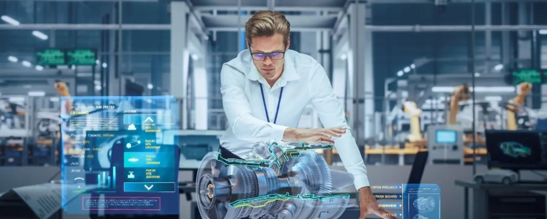 Connected manufacturing data visual
